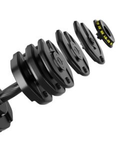 High-Quality 17 Weights in 1 Adjustable Dumbbell 78lbs/35kg