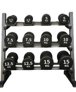 3 Tier Dumbbell Rack with Bracket (1)