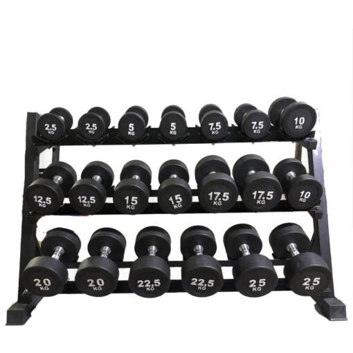 3 Tier Dumbbell Rack with Bracket (2)