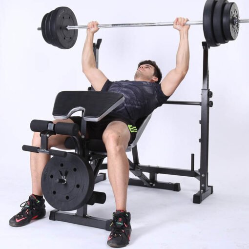 Barbell Bar Press Rack Sit Up Bench