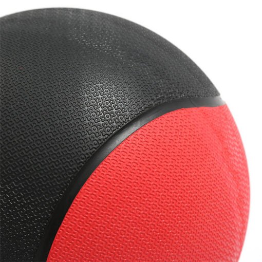 Black And Pink Rubber Single Grip Medicine Ball (1)