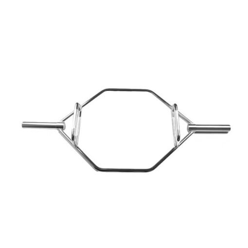 Black Silvery Olympic Hexagonal Barbell (1)