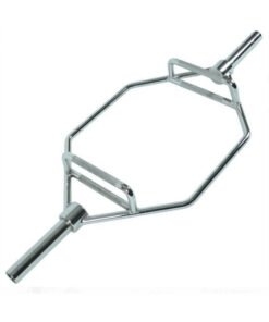 Black Silvery Olympic Hexagonal Barbell (6)