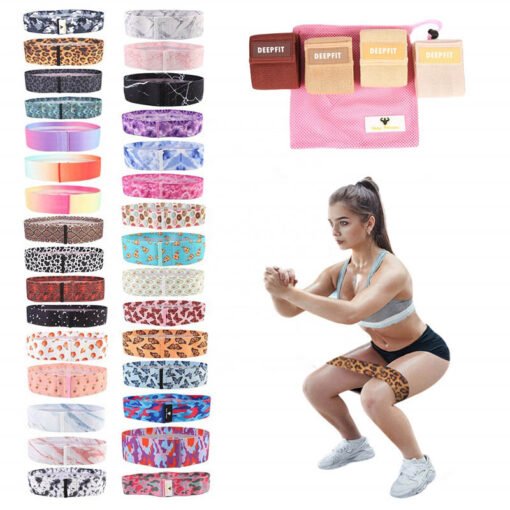 Custom Fabric Resistance Bands Set (3)