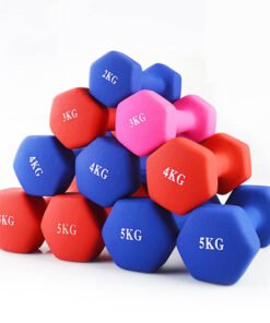 Dipping dumbbells –colorful neoprene dumbbell sets for ladies (2)