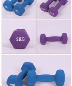 Dipping dumbbells –colorful neoprene dumbbell sets for ladies (3)