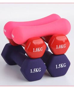 Dipping dumbbells –colorful neoprene dumbbell sets for ladies (4)