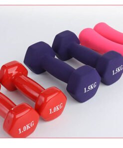 Dipping dumbbells –colorful neoprene dumbbell sets for ladies (5)