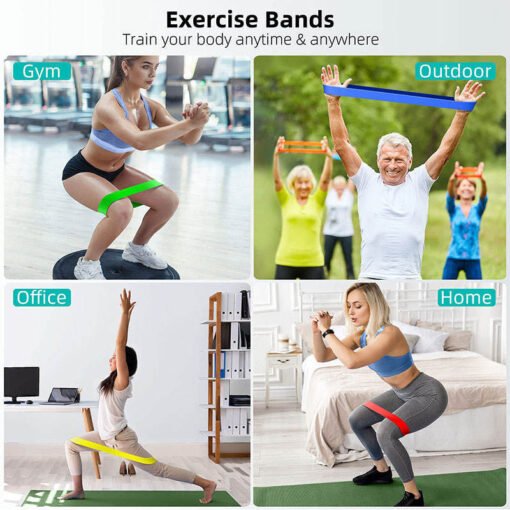 Exercise Elastic Latex Resistance band (4)