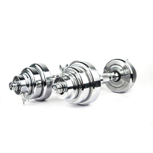 Fitness Steel Plated Dumbbell Free Barbell (1)