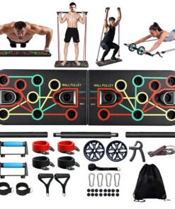 High quality Push up Board with Resistance Band (2)