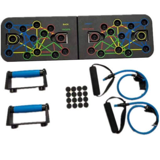 High quality Push up Board with Resistance Band (4)