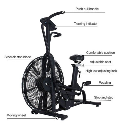 Household Aerobic Fitness Wind Resistance Bike (1)