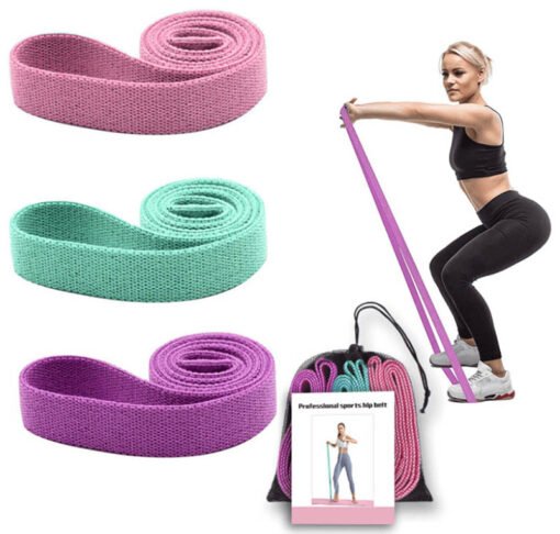 Long Fabric Resistance Bands