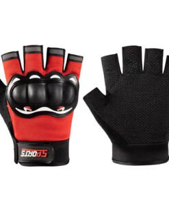 Outdoor Motorcycle Protection Half Gloves (2)