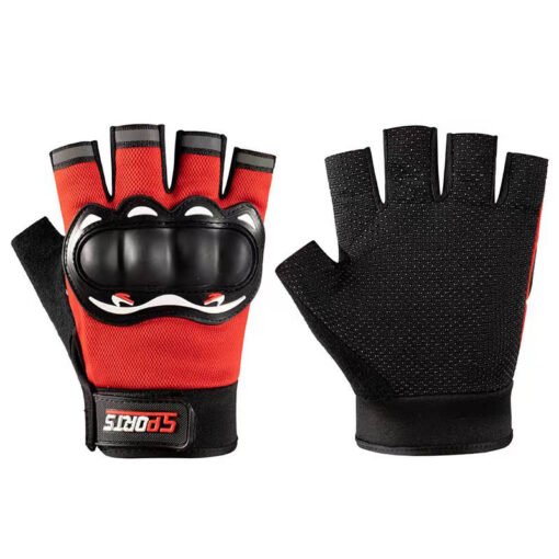 Outdoor Motorcycle Protection Half Gloves (2)