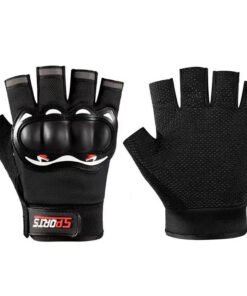 Outdoor Motorcycle Protection Half Gloves (3)