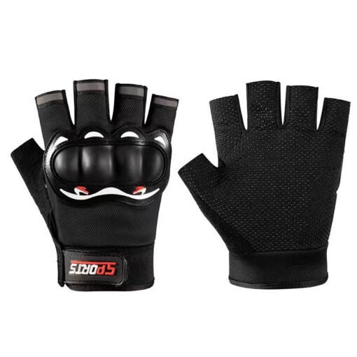 Outdoor Motorcycle Protection Half Gloves (3)