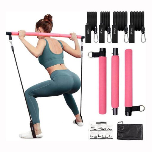 Pilates Bar Kit with Resistance Bands (2)