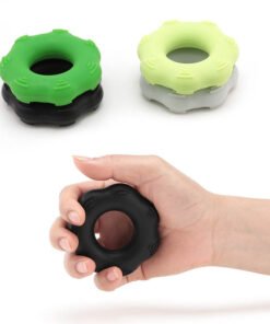 Silicone Finger Exercise Grip Strengthener Gripper Training Ring Hand Trainer (4)