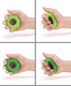 Silicone Finger Exercise Grip Strengthener Gripper Training Ring Hand Trainer (5)