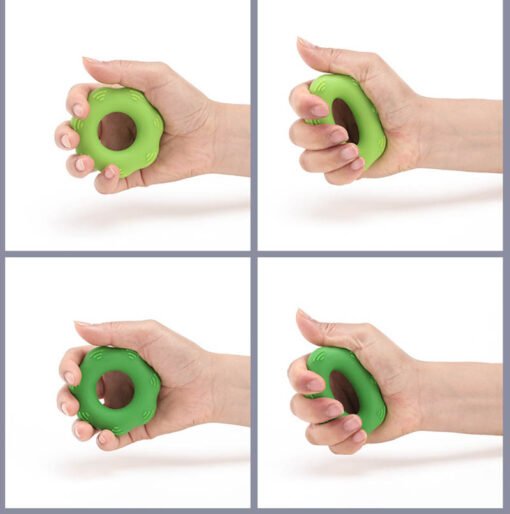 Silicone Finger Exercise Grip Strengthener Gripper Training Ring Hand Trainer (5)