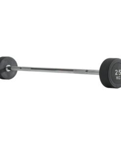 Solid Steel Rubber Barbell (2)