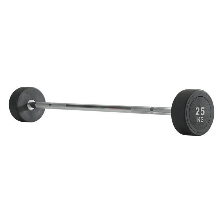 Solid Steel Rubber Barbell (2)