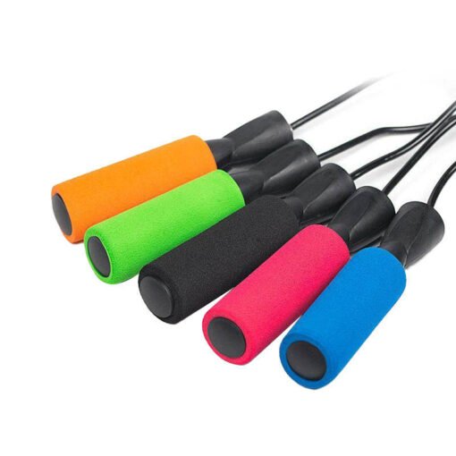 Sponge Handles Speed Skipping Rope (6)