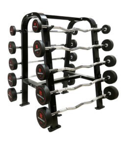 Urethane Fixed Weight Curl Barbells (2)