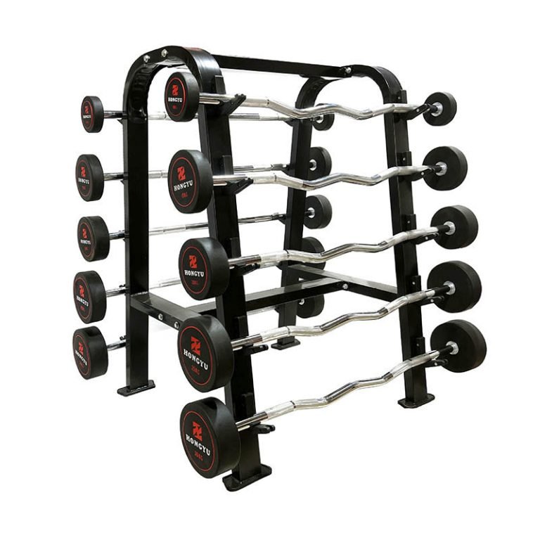 High-Quality Urethane Fixed Weight Curl Barbells Urethane Fixed Weight Curl Barbells (2)
