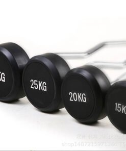 Urethane Fixed Weight Curl Barbells (3)