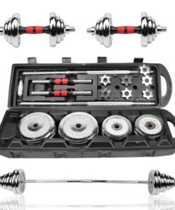 Wholesale Cast Iron Plated Adjustable Dumbbell Set (1)