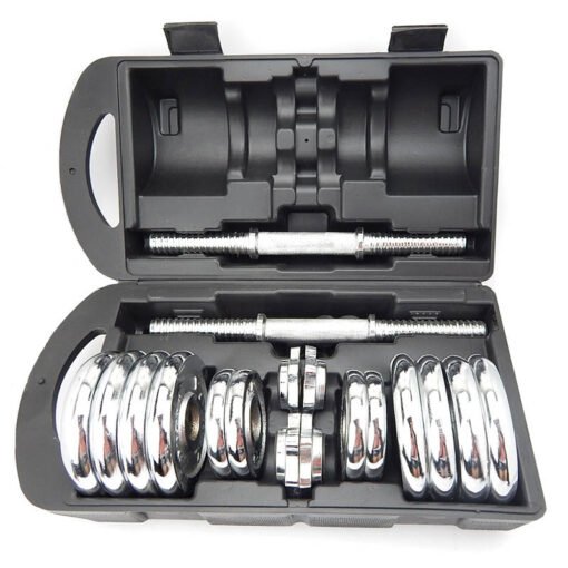 Wholesale Cast Iron Plated Adjustable Dumbbell Set (4)