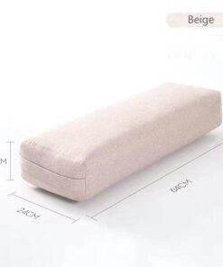 Yoga Bolster Pillow Premium Meditation Bolsters Supportive Rectangular Cushion (5)