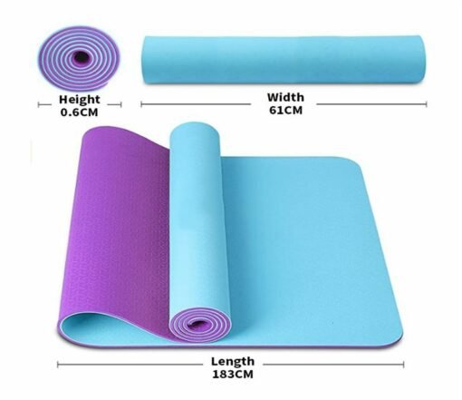 Double Layer TPE Yoga Mat 6mm