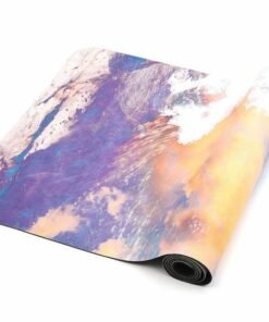 Customized Suede Rubber Yoga Exercise Mat