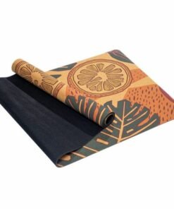 Custom No Faded Printed Cork Rubber Yoga Mat