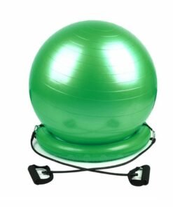 GYM Ball with Base and Resistance Bands