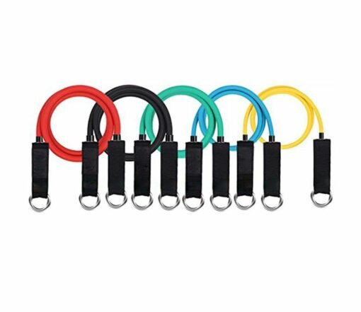 Multi-Color Resistance Bands with D-Rings