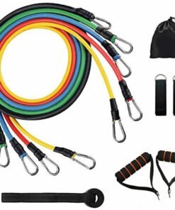 Family Fitness 11 Piece Resistance Band Set