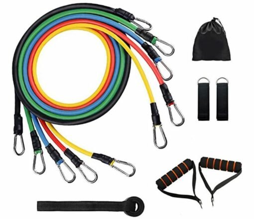 Family Fitness 11 Piece Resistance Band Set