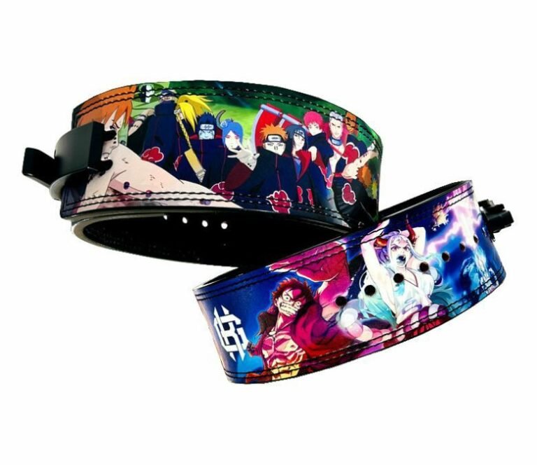 Cinto de levantamento de peso com impressão de anime personalizado novo por atacado