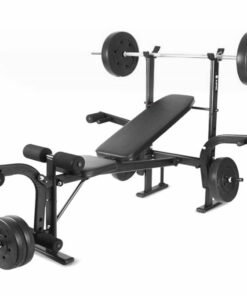 Weight Bench Set with Squat Rack