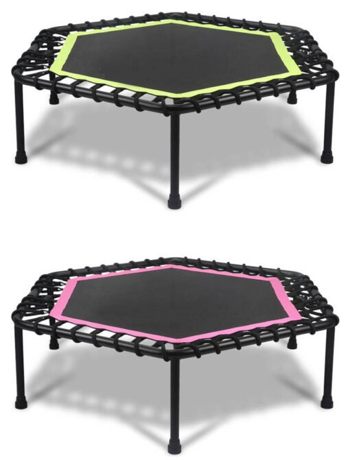 Trampolim hexagonal de fitness para adultos de 40 polegadas (2)