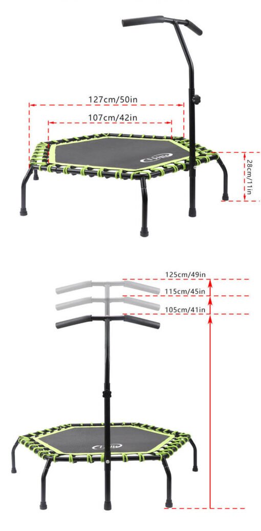 Trampolim de salto hexagonal Trampolins Fabricante interior (4)